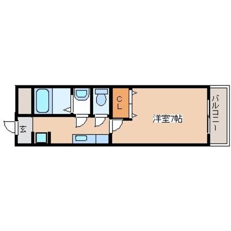 平野駅 徒歩5分 3階の物件間取画像